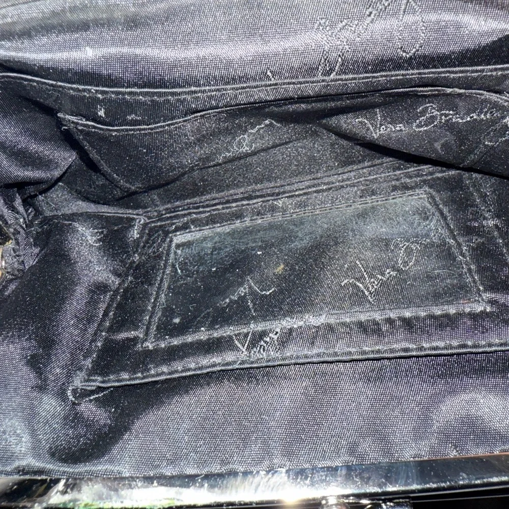 Vera Bradley Kisslock Black and Gold Clutch - Picture 3 of 4